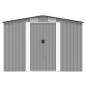 Preview: Gartenhaus 257x298x178 cm Metall Grau