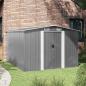 Preview: Gartenhaus 257x298x178 cm Metall Grau