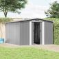Preview: Gartenhaus 257x298x178 cm Metall Grau