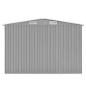 Preview: Gartenhaus 257x298x178 cm Metall Grau