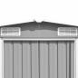 Preview: Gartenhaus 257x298x178 cm Metall Grau