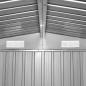 Preview: Gartenhaus 257x298x178 cm Metall Grau
