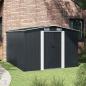 Preview: Gerätehaus 257x298x178 cm Metall Anthrazit