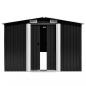 Preview: Gerätehaus 257x489x181 cm Metall Anthrazit