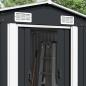 Preview: Gerätehaus 257x489x181 cm Metall Anthrazit