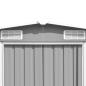 Preview: Gerätehaus 257x580x181 cm Metall Grau