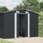 Preview: Gerätehaus 257x580x181 cm Metall Anthrazit