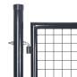 Preview: Mesh-Gartentor Verzinkter Stahl 289 x 175 cm Grau
