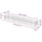 Preview: Gabionen-Hochbeet Verzinkter Stahl 450×90×50 cm
