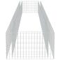 Preview: Gabionen-Hochbeet Verzinkter Stahl 540×90×50 cm