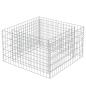 Preview: Gabionen-Hochbeet Verzinkter Stahl 90×90×50 cm