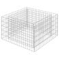 Preview: Gabionen-Hochbeet Verzinkter Stahl 90×90×50 cm