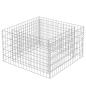 Preview: Gabionen-Hochbeet Verzinkter Stahl 90×90×50 cm