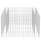 Preview: Gabionen-Hochbeet Verzinkter Stahl 90×90×50 cm