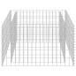 Preview: Gabionen-Hochbeet Verzinkter Stahl 90×90×50 cm