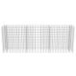 Preview: Gabionen-Hochbeet Verzinkter Stahl 270×50×100 cm