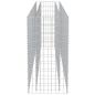 Preview: Gabionen-Hochbeet Verzinkter Stahl 270×50×100 cm