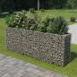 Preview: Gabionen-Hochbeet Verzinkter Stahl 270×50×100 cm