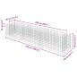 Preview: Gabionen-Hochbeet Verzinkter Stahl 270×50×50 cm