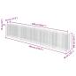 Preview: Gabionen-Hochbeet Verzinkter Stahl 540×50×100 cm