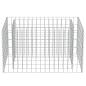 Preview: Gabionen-Hochbeet Verzinkter Stahl 90×50×50 cm