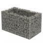 Preview: Gabionen-Hochbeet Verzinkter Stahl 90×50×50 cm