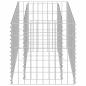 Preview: Gabionen-Hochbeet Verzinkter Stahl 90×50×50 cm