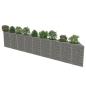 Preview: Gabionenwand Verzinkter Stahl 630×30×100 cm