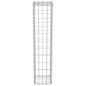 Preview: Gabionenwand mit Abdeckung Verzinkter Stahl 20×20×100 cm