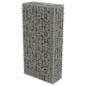 Preview: Gabionenwand mit Abdeckung Verzinkter Stahl 50×20×100 cm