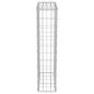 Preview: Gabionenwand mit Abdeckung Verzinkter Stahl 50×20×100 cm