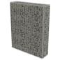 Preview: Gabionenwand mit Abdeckung Verzinkter Stahl 80×20×100 cm