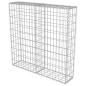 Preview: Gabionenwand mit Abdeckung Verzinkter Stahl 100×20×100 cm
