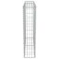 Preview: Gabionenwand mit Abdeckung Verzinkter Stahl 100×20×100 cm