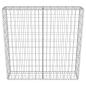 Preview: Gabionenwand mit Abdeckung Verzinkter Stahl 100×20×100 cm