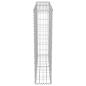 Preview: Gabionenwand mit Abdeckung Verzinkter Stahl 100×20×100 cm