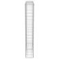Preview: Gabionenwand mit Abdeckung Verzinkter Stahl 100×20×150 cm