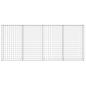 Preview: Gabionenwand mit Abdeckung Verzinkter Stahl 200×20×85 cm