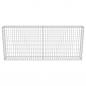 Preview: Gabionenwand mit Abdeckung Verzinkter Stahl 200×20×85 cm