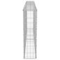 Preview: Gabionenwand mit Abdeckung Verzinkter Stahl 200×20×85 cm
