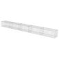Preview: Gabionenwand mit Abdeckung Verzinkter Stahl 600×50×50 cm