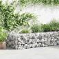Preview: Gabionenwand mit Abdeckung Verzinkter Stahl 600×50×50 cm