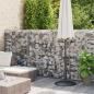 Preview: Gabionenwand mit Abdeckung Verzinkter Stahl 600×50×150 cm