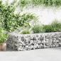 Preview: Gabionenwand mit Abdeckung Verzinkter Stahl 600×30×50 cm
