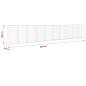 Preview: Gabionenwand mit Abdeckung Verzinkter Stahl 600×30×100 cm