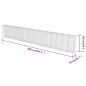 Preview: Gabionenwand mit Abdeckung Verzinkter Stahl 900×50×150 cm