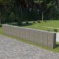 Preview: Gabionenwand mit Abdeckung Verzinkter Stahl 900×50×150 cm