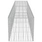 Preview: Gabionenwand mit Abdeckung 300×50×50 cm Verzinkter Stahl