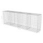 Preview: Gabionenwand mit Abdeckung Verzinkter Stahl 300×50×100 cm