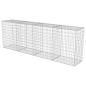 Preview: Gabionenwand mit Abdeckung Verzinkter Stahl 300×50×100 cm